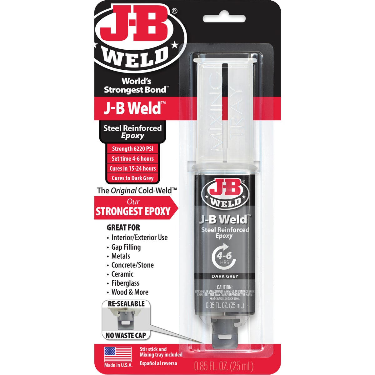 J-B Weld 0.85 Oz. Original Epoxy, Syringe
