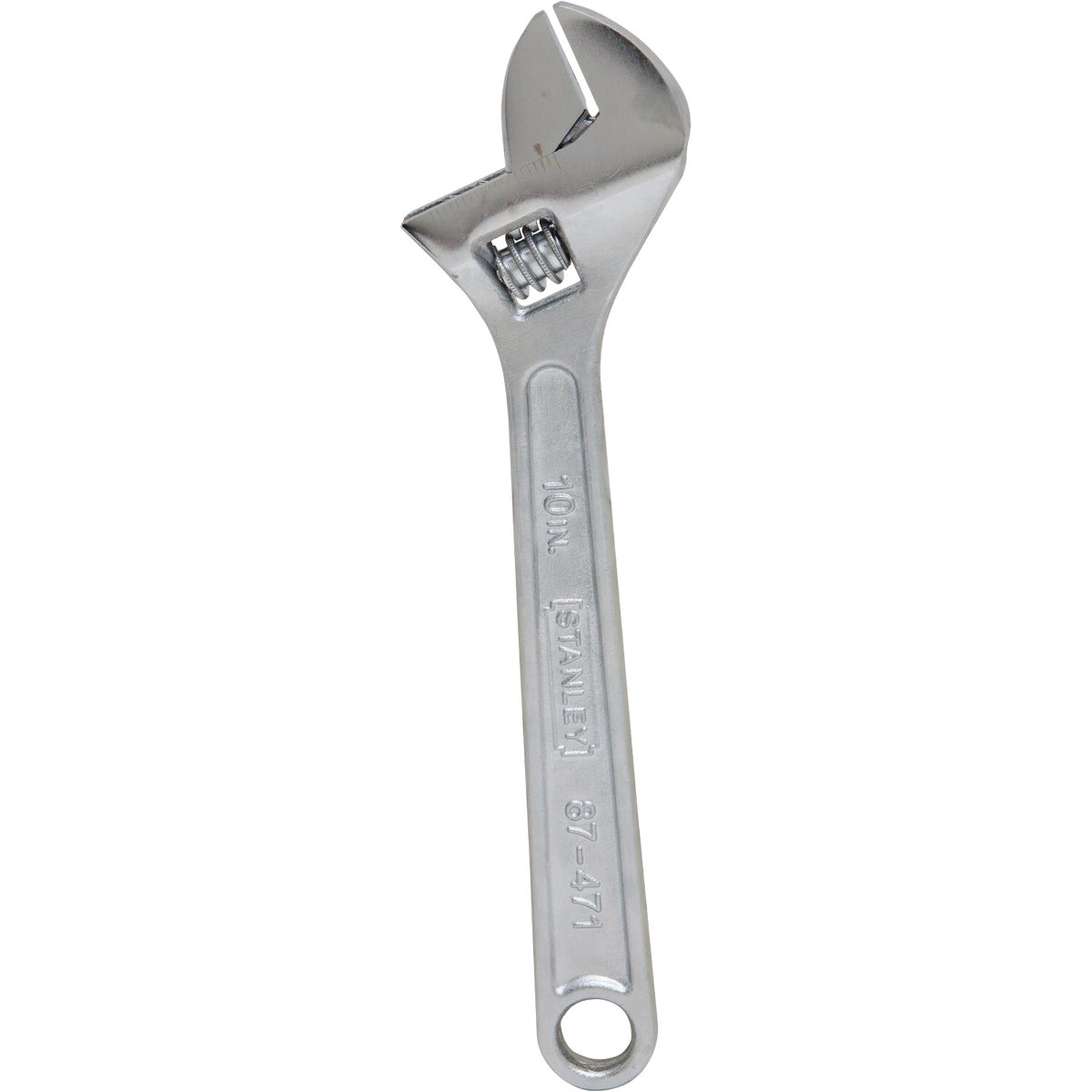 Stanley 10 In. Chrome Adjustable Wrench