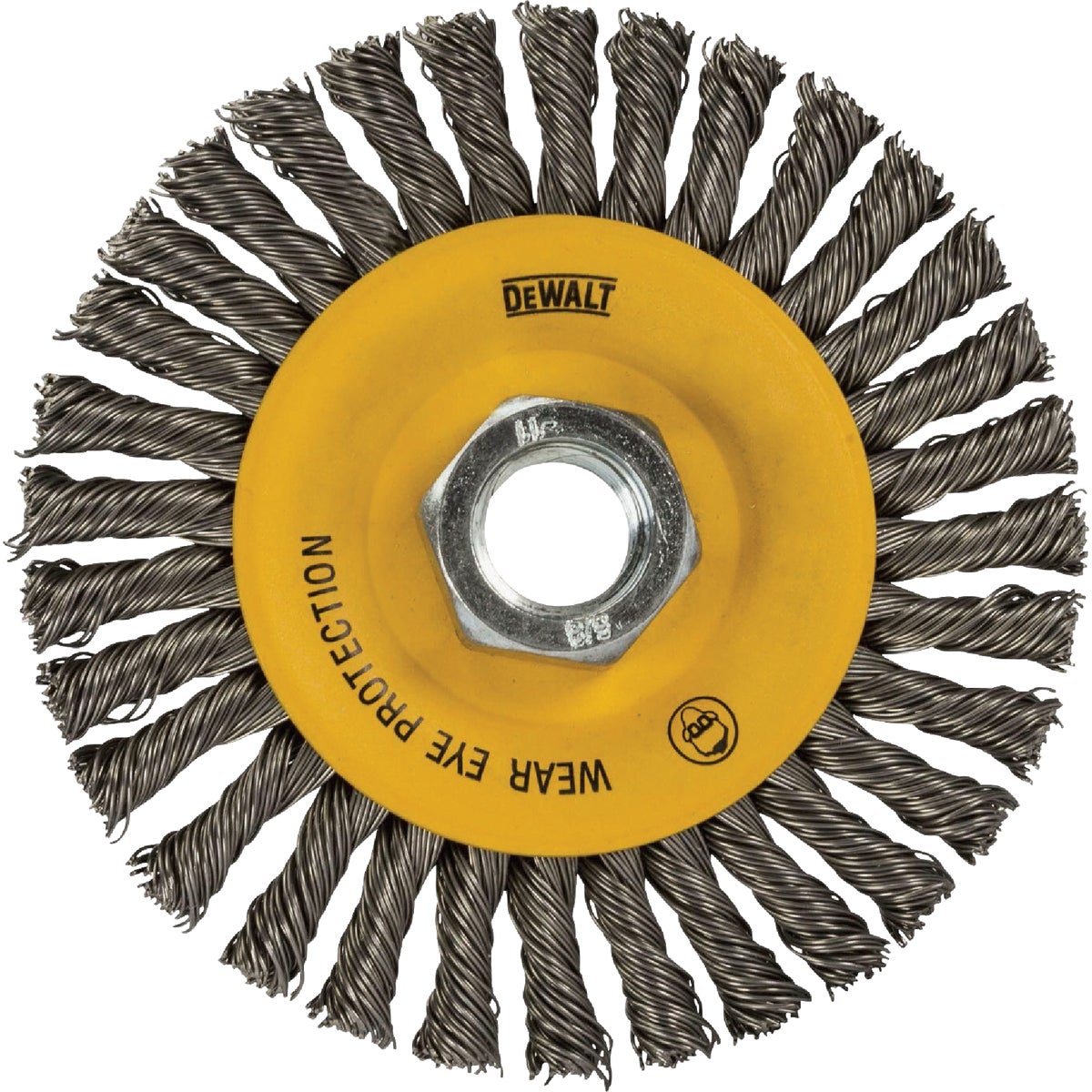 DEWALT 6 In. x 5/8 In.-11 HP 0.020 In. Carbon Stringer Wire Wheel