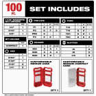 Milwaukee SHOCKWAVE Impact Duty Driver Bit Set (100-Piece) Image 3
