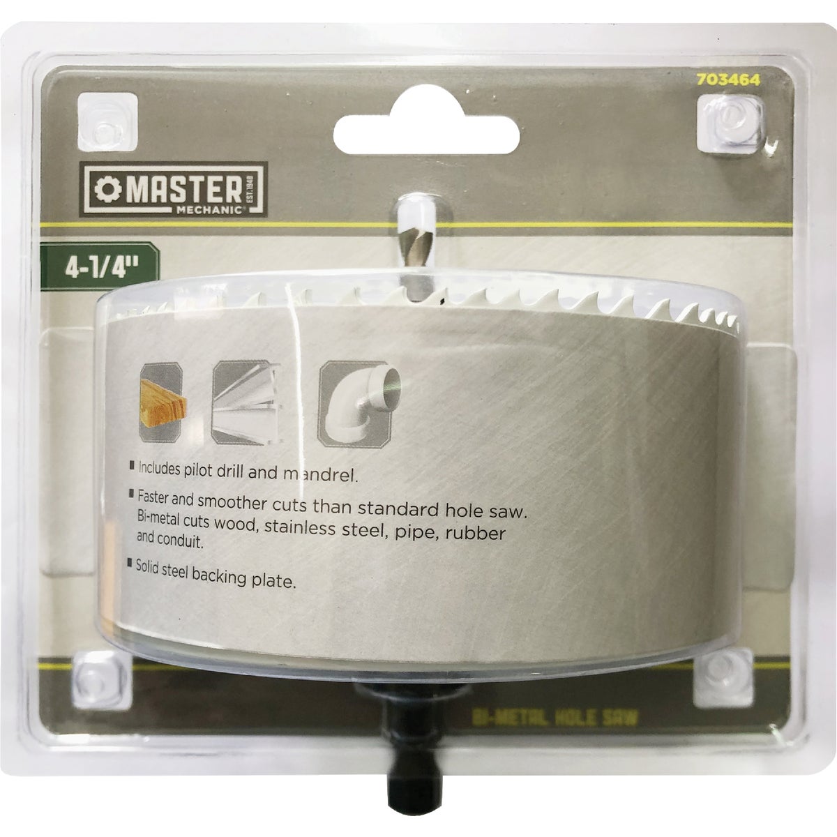 Master Mechanic 4-1/4 In. Bi-Metal Hole Saw Image 1