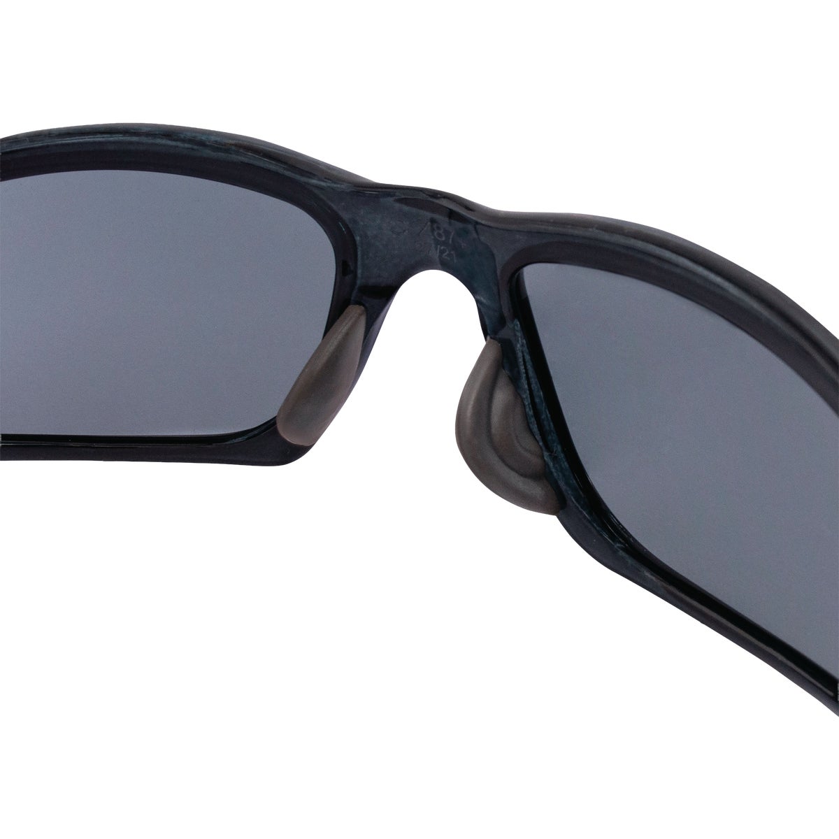Crossfire RPG Premium Crystal Black Frame Safety Glasses with Smoke Lens Image 4