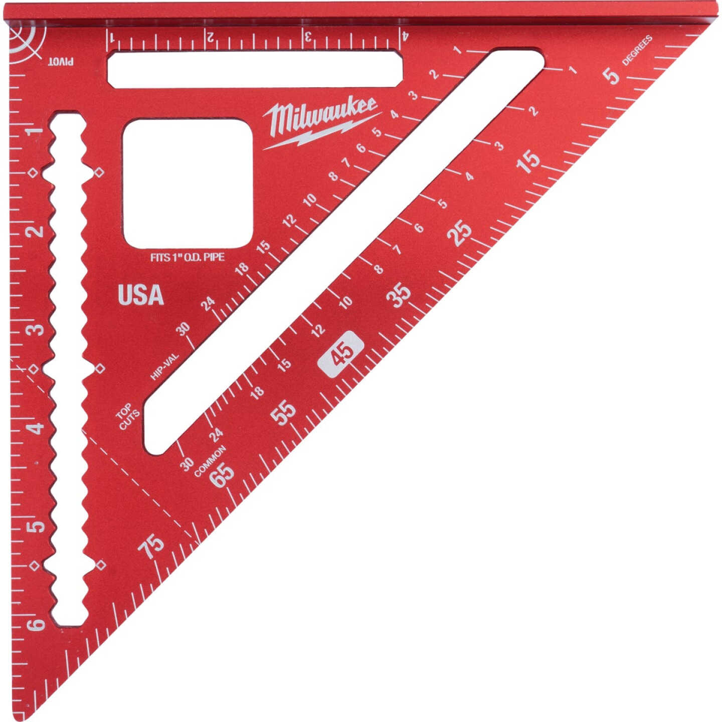 Milwaukee 7 In. Magnetic Rafter Square Image 1