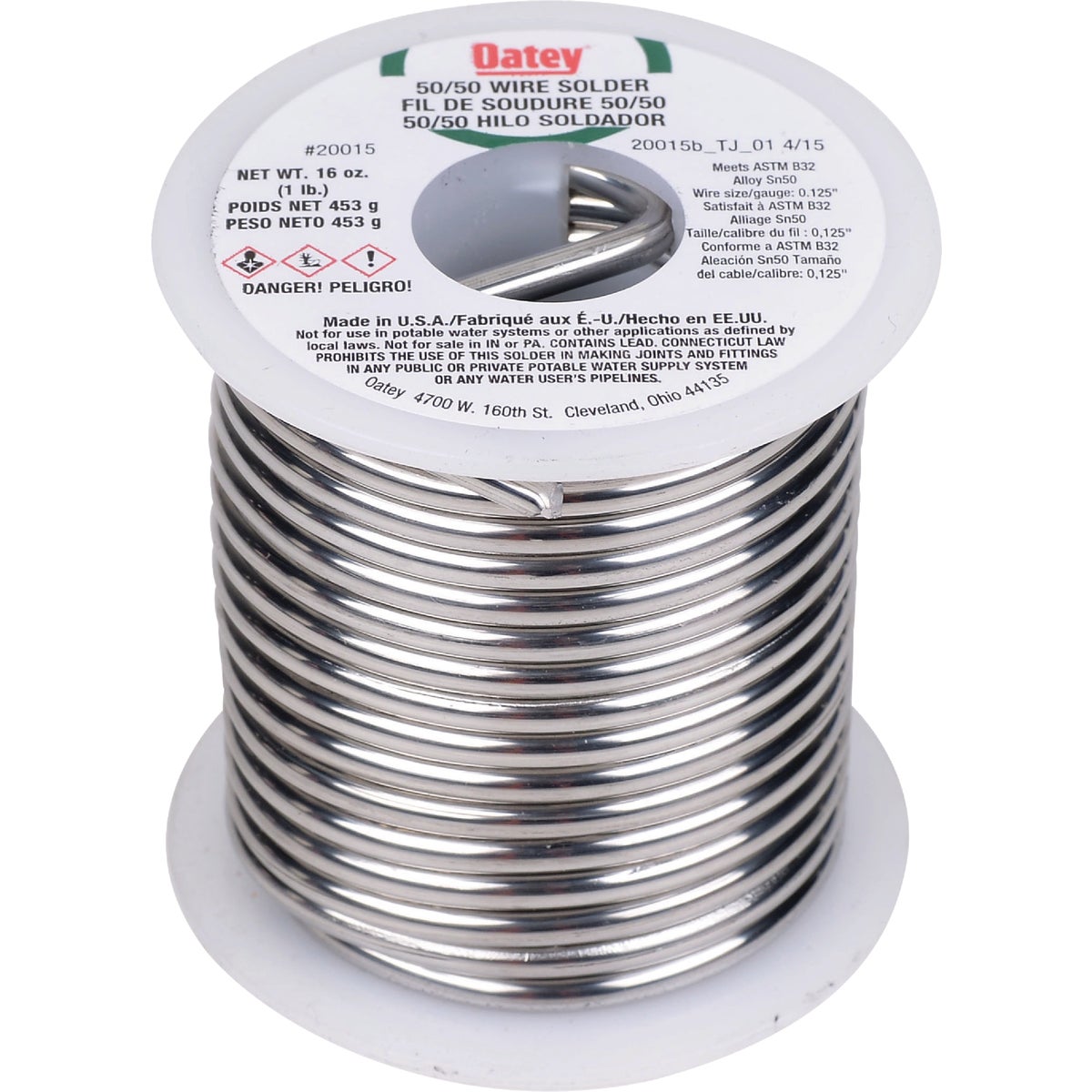 Oatey 1 Lb. 50/50 Wire Solder