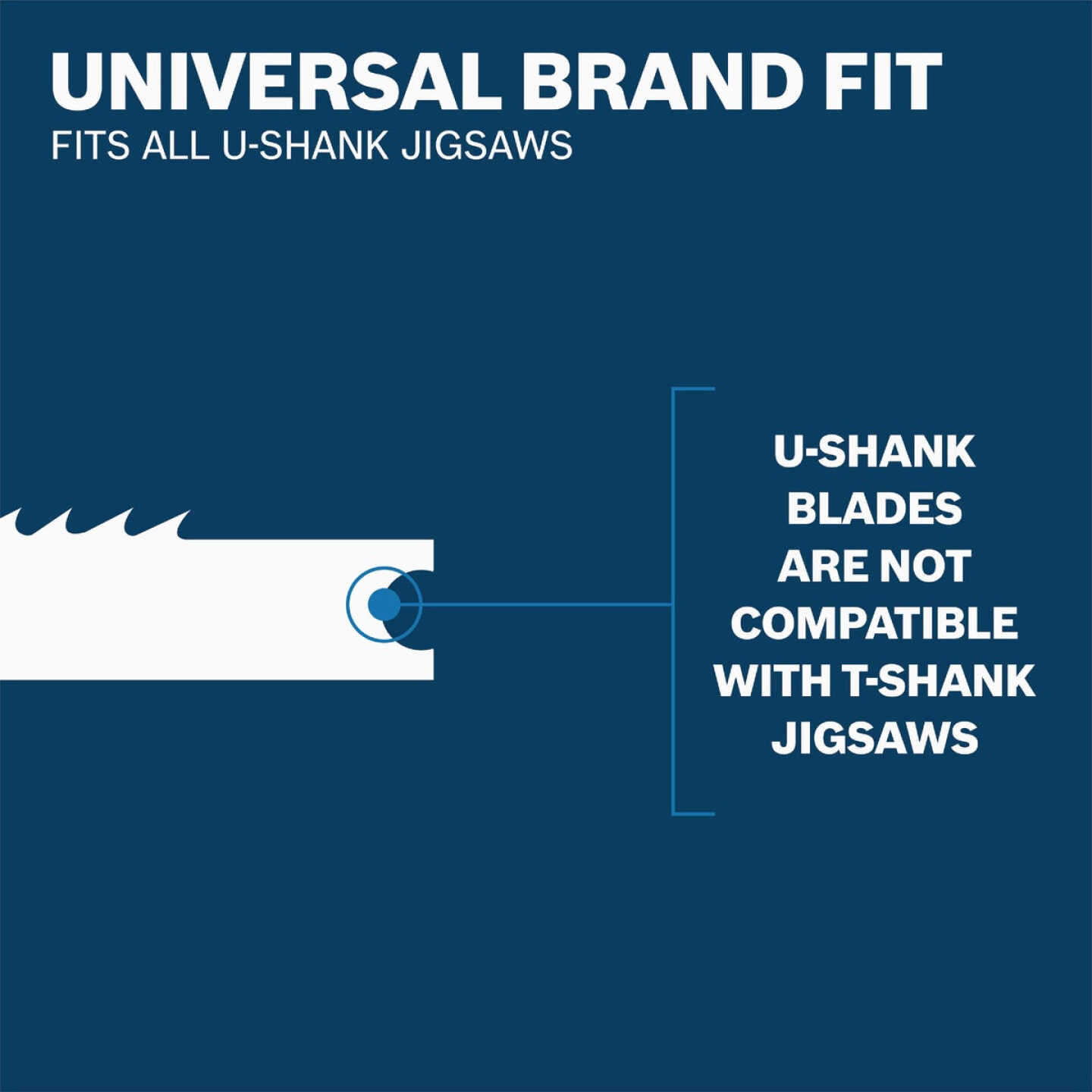 Bosch 3-1/8 In. x 17/24 TPI U-Shank Jig Saw Blade for Metal (3-Pack) Image 2