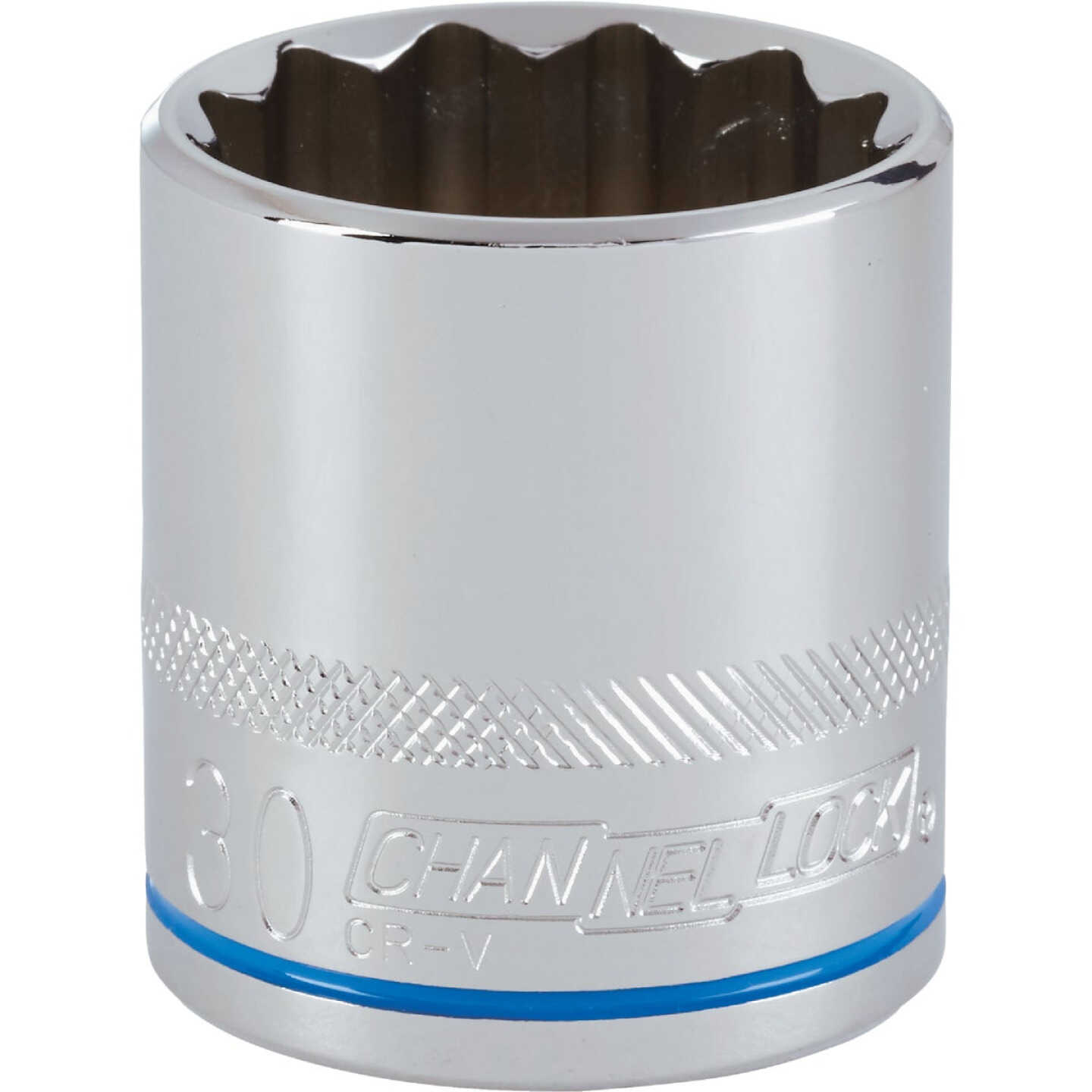 Channellock 1/2 In. Drive 30 mm 12-Point Shallow Metric Socket Image 1
