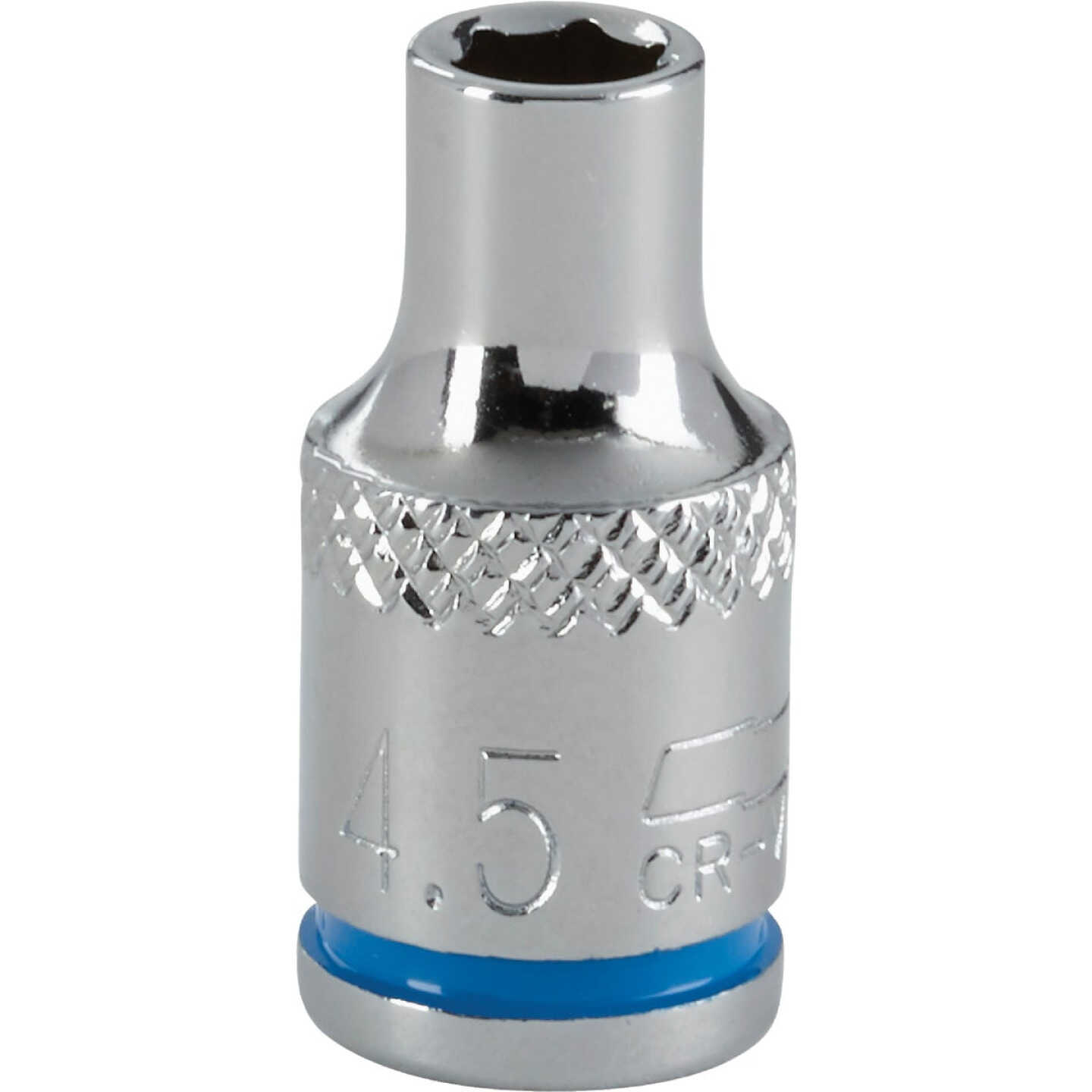 Channellock 1/4 In. Drive 4.5 mm 6-Point Shallow Metric Socket Image 1