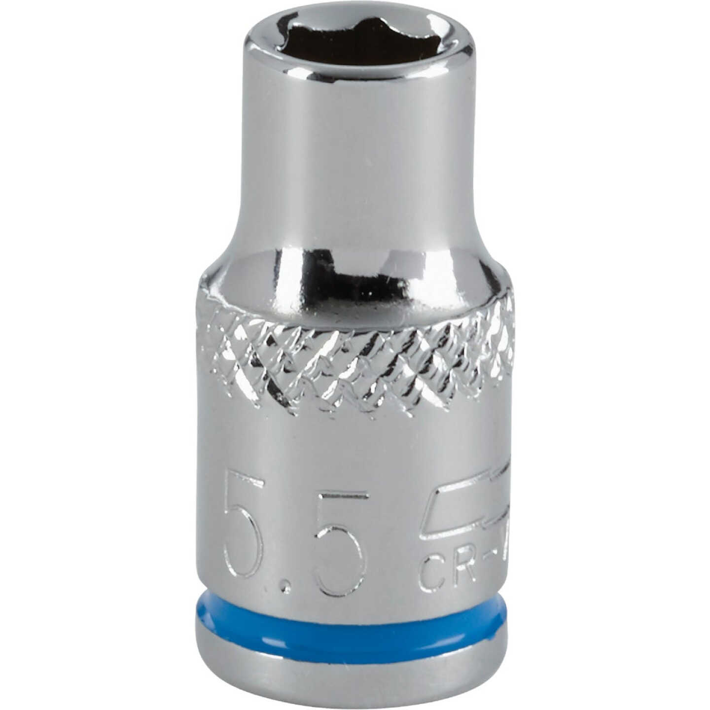 Channellock 1/4 In. Drive 5.5 mm 6-Point Shallow Metric Socket Image 1