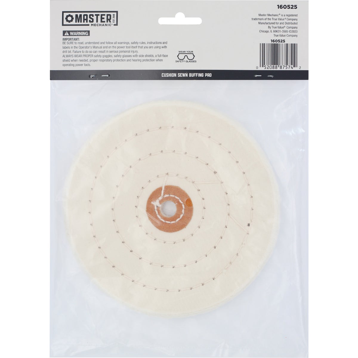 Master Mechanic 6 In. Cushion Sewn Buffing Pad Image 2