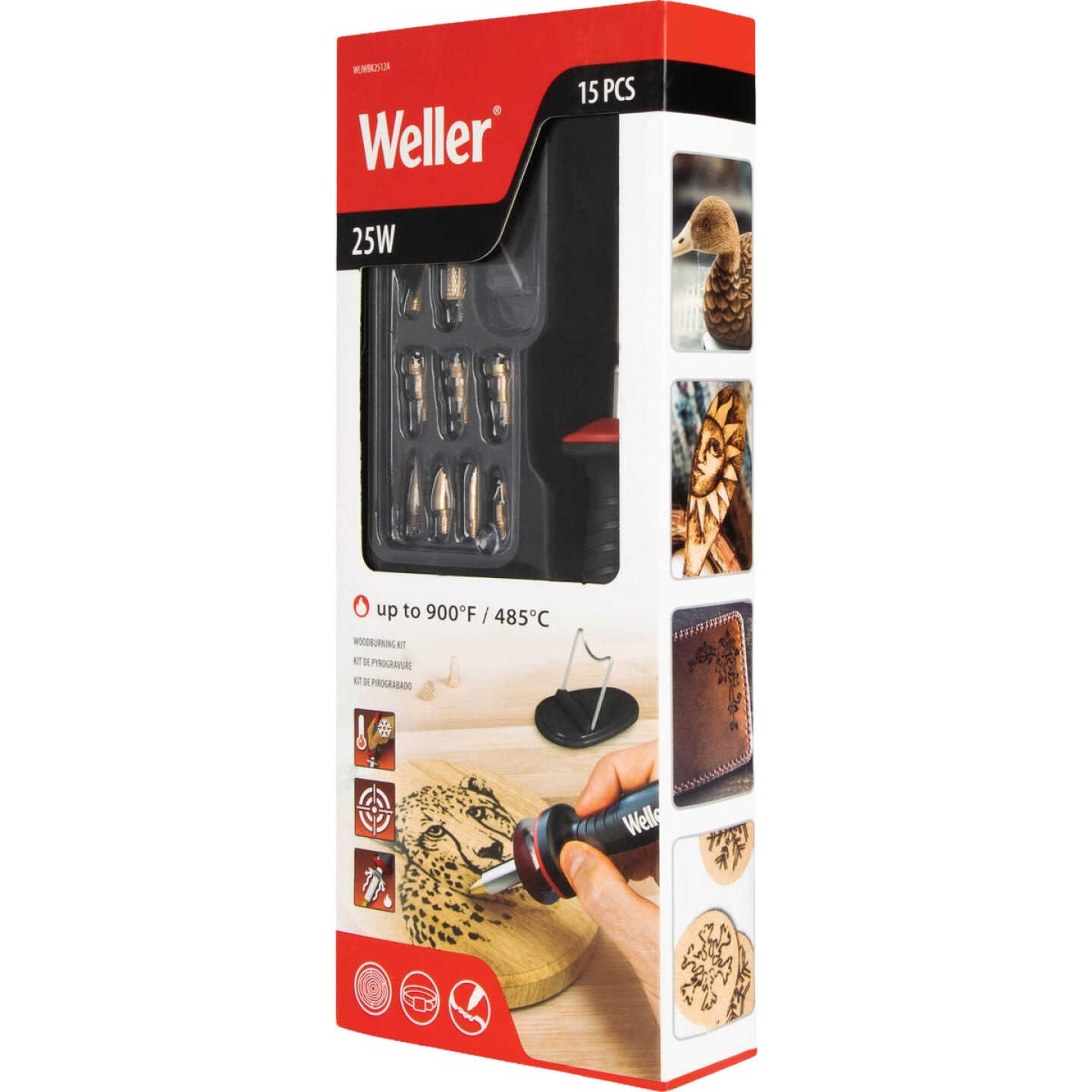 Weller 25W Woodburning Kit (15-Piece) Image 4
