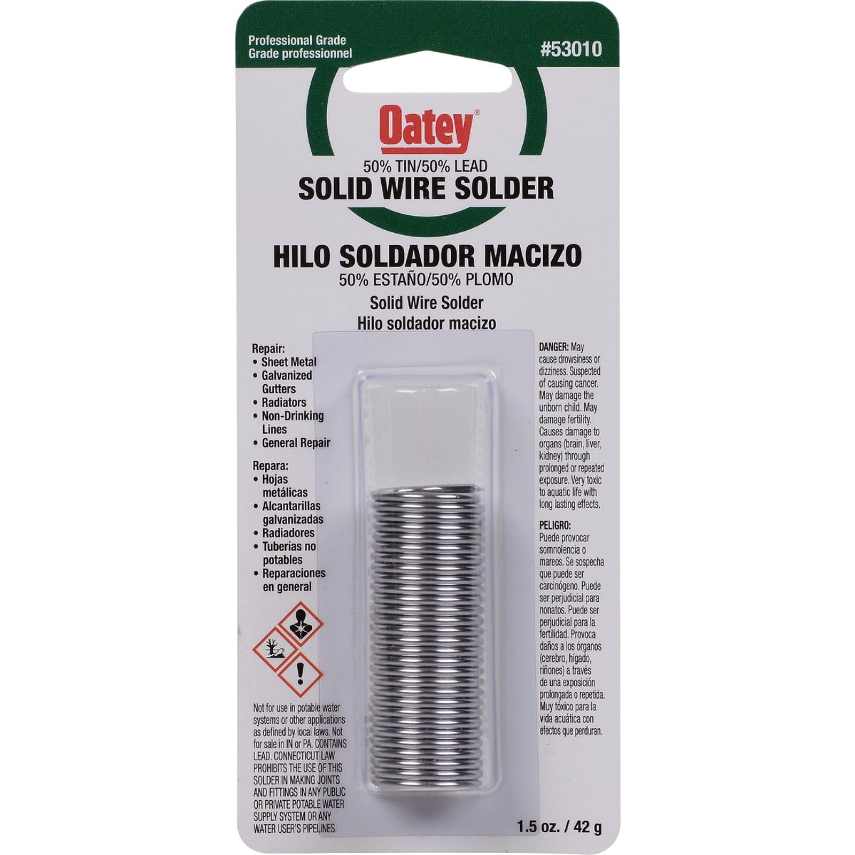Oatey 1 Oz. 50/50 Wire Solder