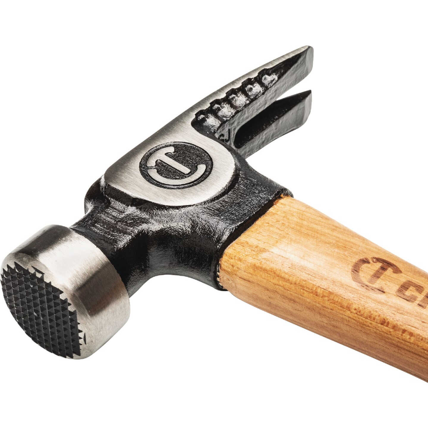 Crescent 22 Oz. Milled-Face Framing Hammer with Hickory Handle Image 3