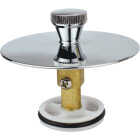 Keeney 5/16 In. or 3/8 In. Bathtub Drain Stopper with Polished Chrome Finish Image 1
