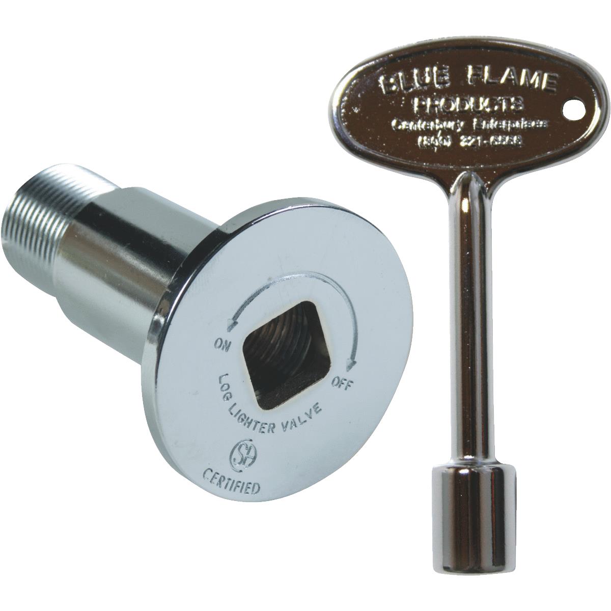 POLISH CHROME FLANGE/KEY Image 1