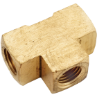 Anderson Metals 1/8 In. Yellow Brass Tee Image 1