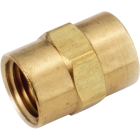 Anderson Metals 1/4 In. Yellow Brass Coupling Image 1