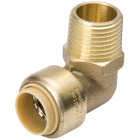 ProLine 1/2 In. PF x MIP Brass Push Fit 90 Male Elbow Image 1