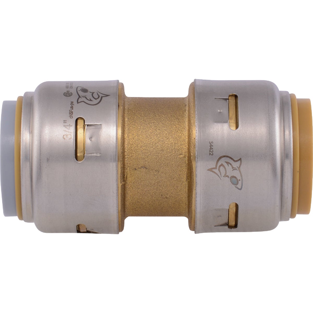 SharkBite 3/4 In. x 3/4 In. Push-to-Connect Polybutylene Conversion Coupling Image 7