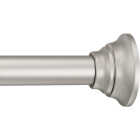 Moen 44 In. To 72 In. Straight Adjustable Tension Shower Rod, Brushed Nickel Image 1