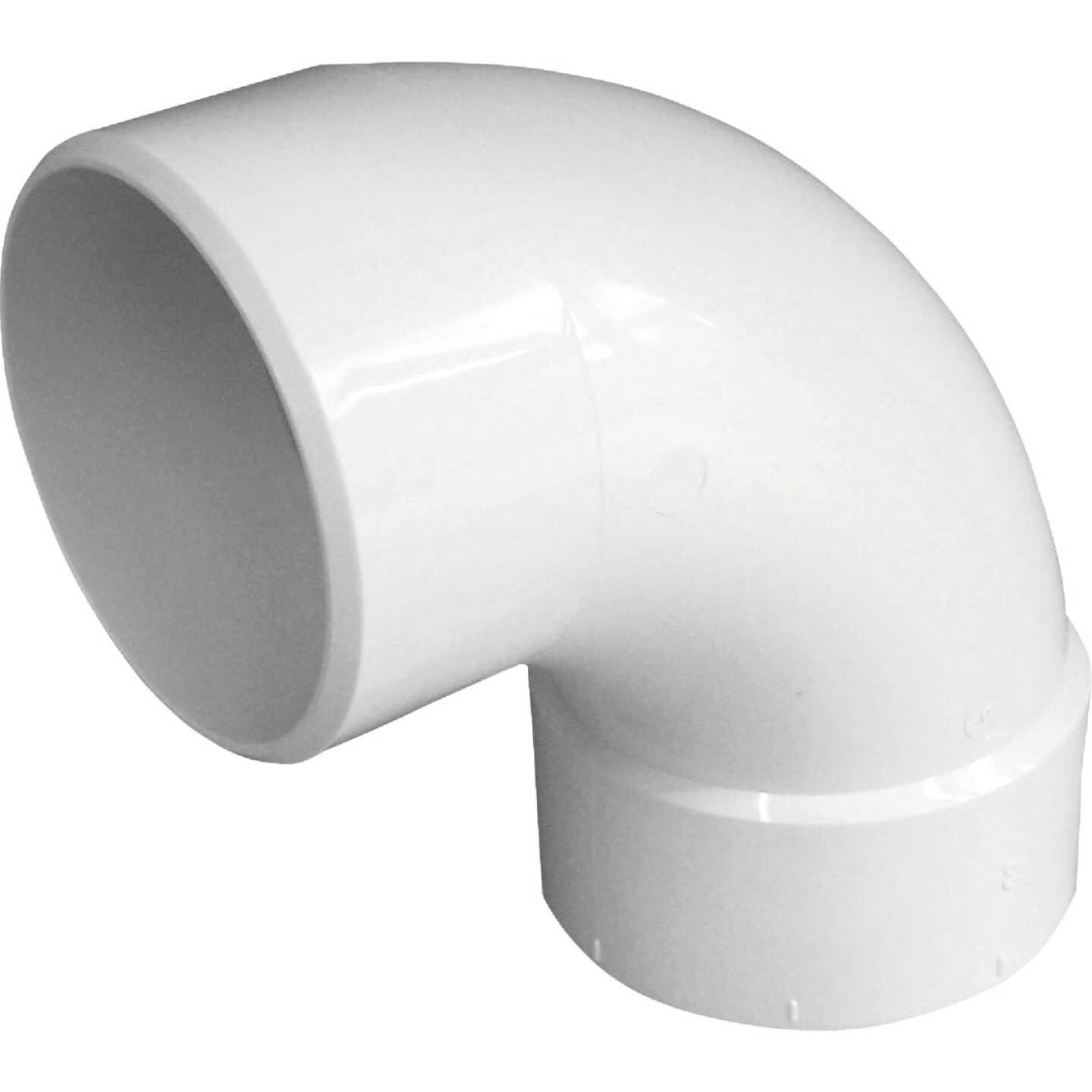 IPEX 4 In. SDR 35 90 Deg. PVC Sewer and Drain Street Elbow (1/4 Bend) Image 1
