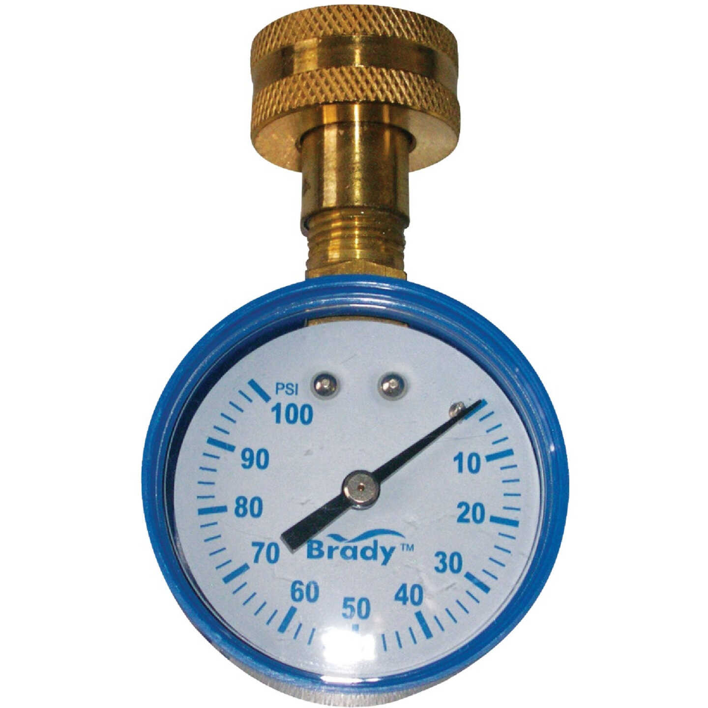 Campbell 3/4 In. 100 psi Water Pressure Gauge Image 1