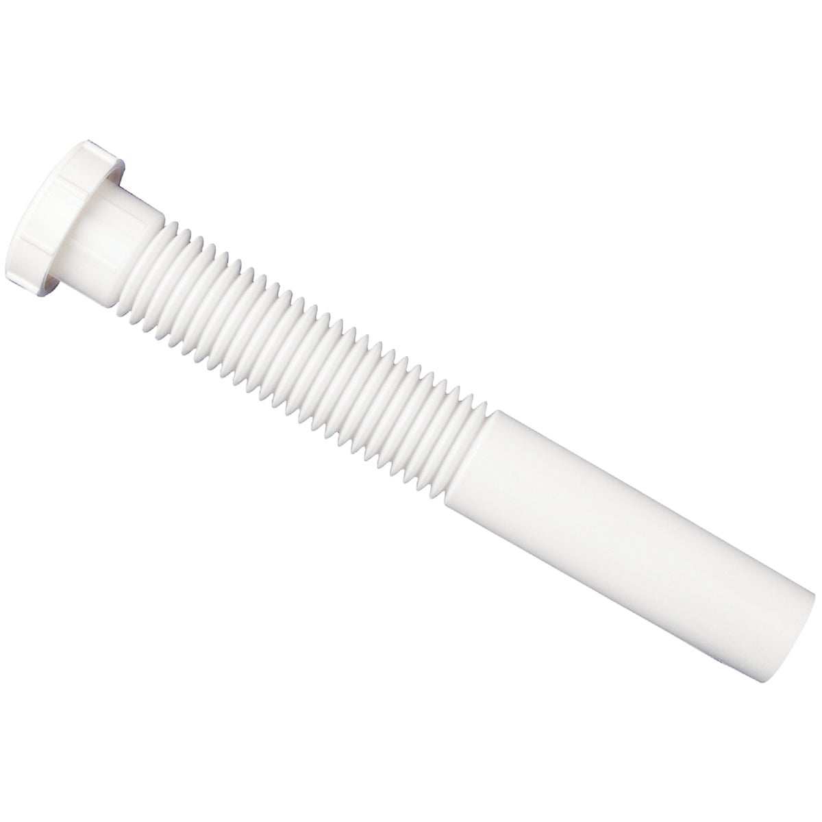 Do it Best 1-1/4 In. x 9 In. White Plastic Extension Tube Image 3