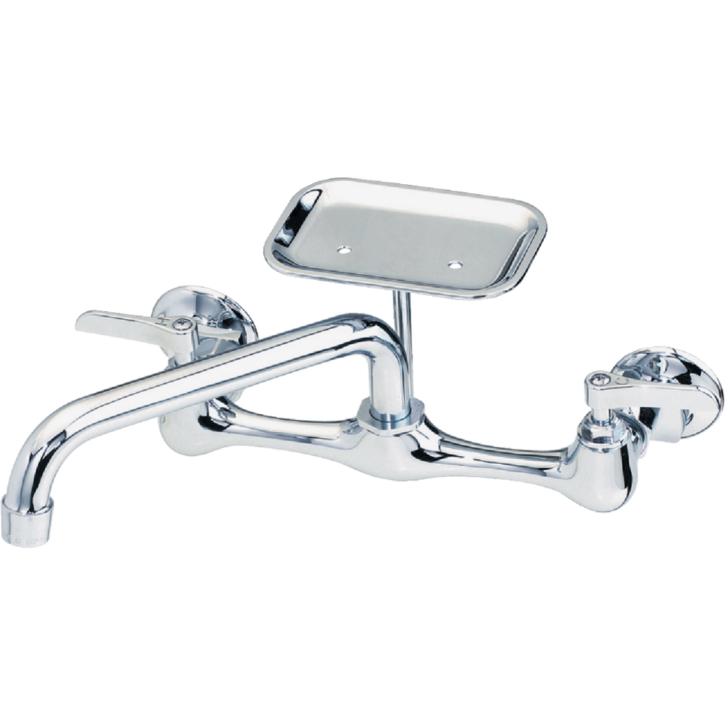 B&K Polished Chrome 2-Handle 8 In. Utility Faucet Image 1