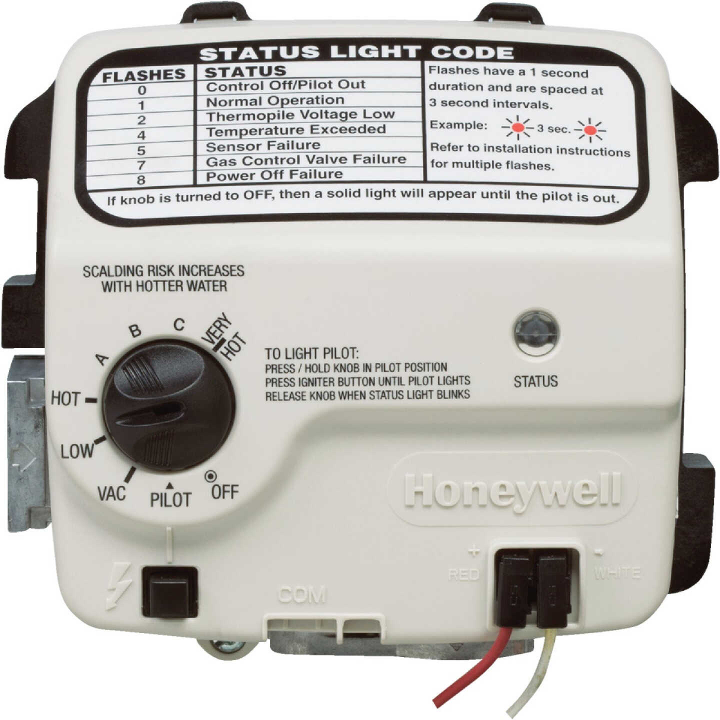 Reliance Resideo Gas Control Water Heater Thermostat Image 1