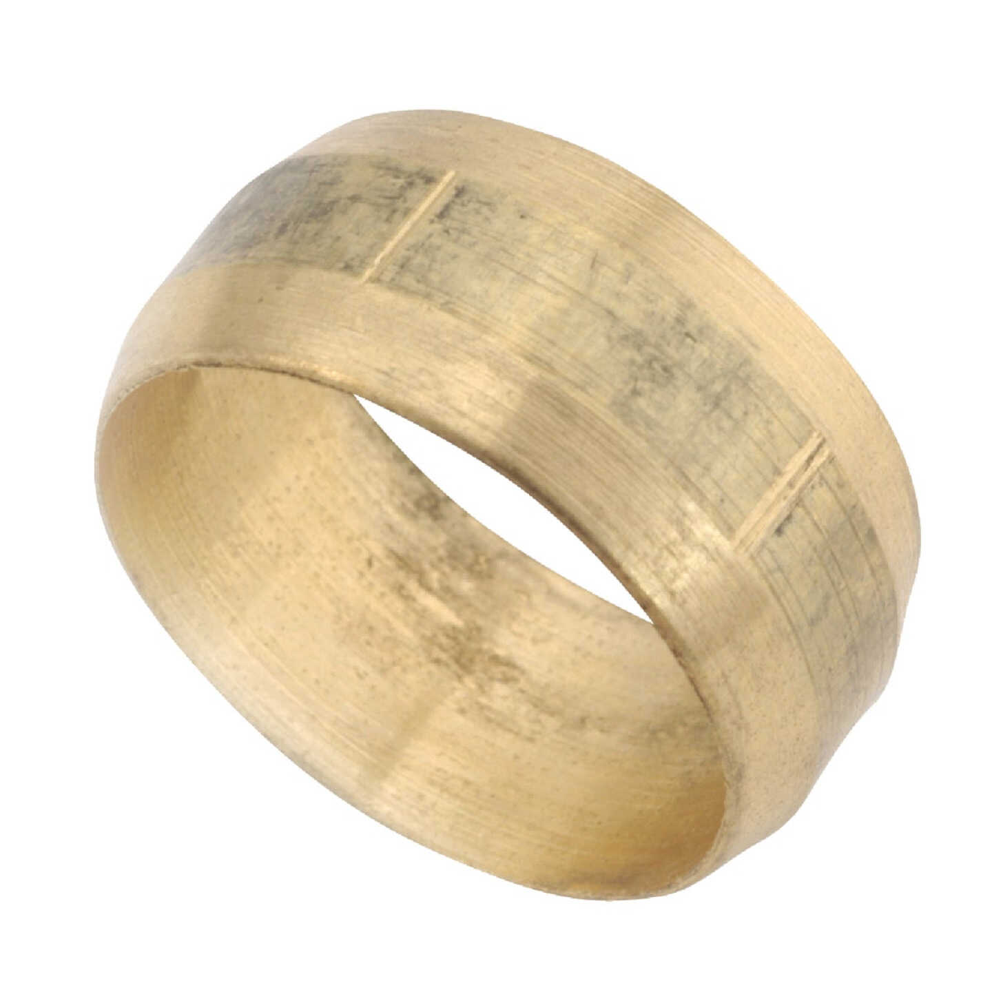 Anderson Metals 1/4 In. Low Lead Brass Compression Sleeve (50-Pack) Image 1