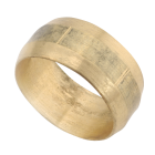 Anderson Metals 1/2 In. Low Lead Brass Compression Sleeve (50-Pack) Image 1