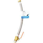 SharkBite 3/4 In. BV x 3/4 In. FIP x 18 In. L Stainless Steel Flex Water Heater Low Lead Ball Valve Image 6