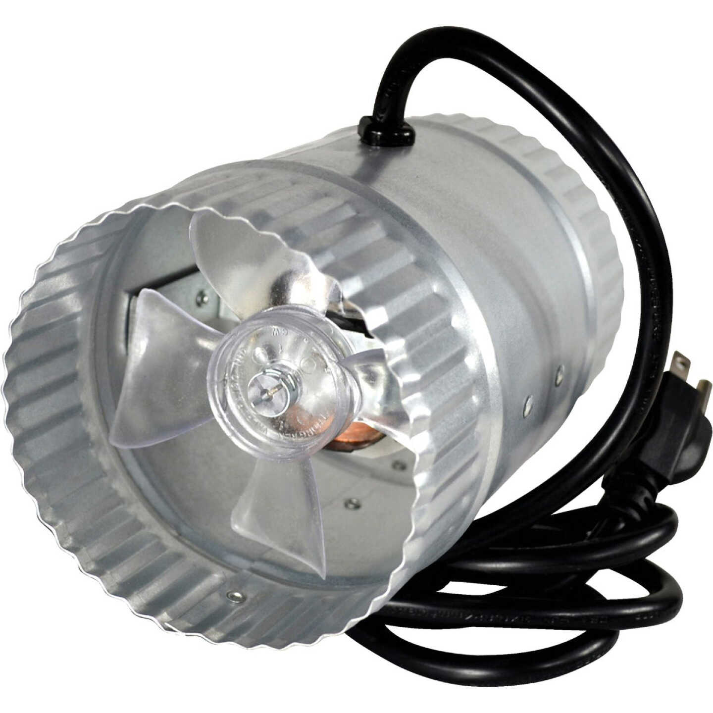 Suncourt 65 to 80 CFM 4 In. In-Line Duct Air Booster Fan Image 1