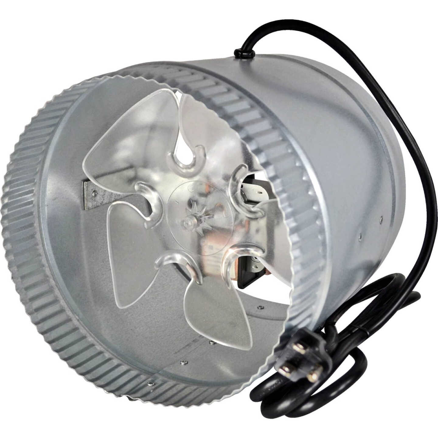 Suncourt 210 to 500 CFM 8 In. In-Line Duct Air Booster Fan Image 1