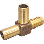Merrill 3/4 In. Low Lead Brass Barbed Tee Image 1