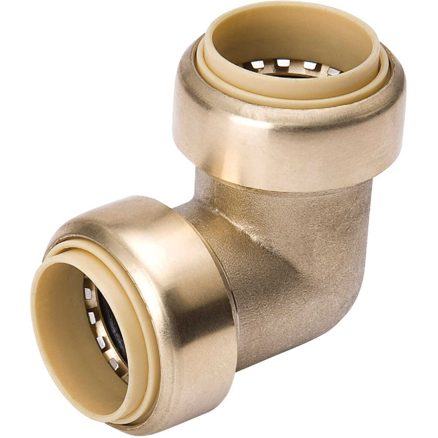 ProLine 3/4 In. PF Brass Push Fit 90 Elbow Image 1