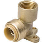 ProLine 1/2 In. PF Brass Push Fit 90 Drop Ear Elbow Image 1