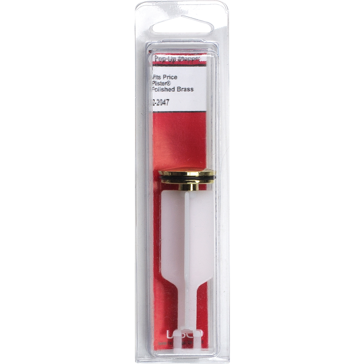 Lasco 3.75 In. x 1.23 In. Polished Brass Pop-Up Drain Stopper Image 2