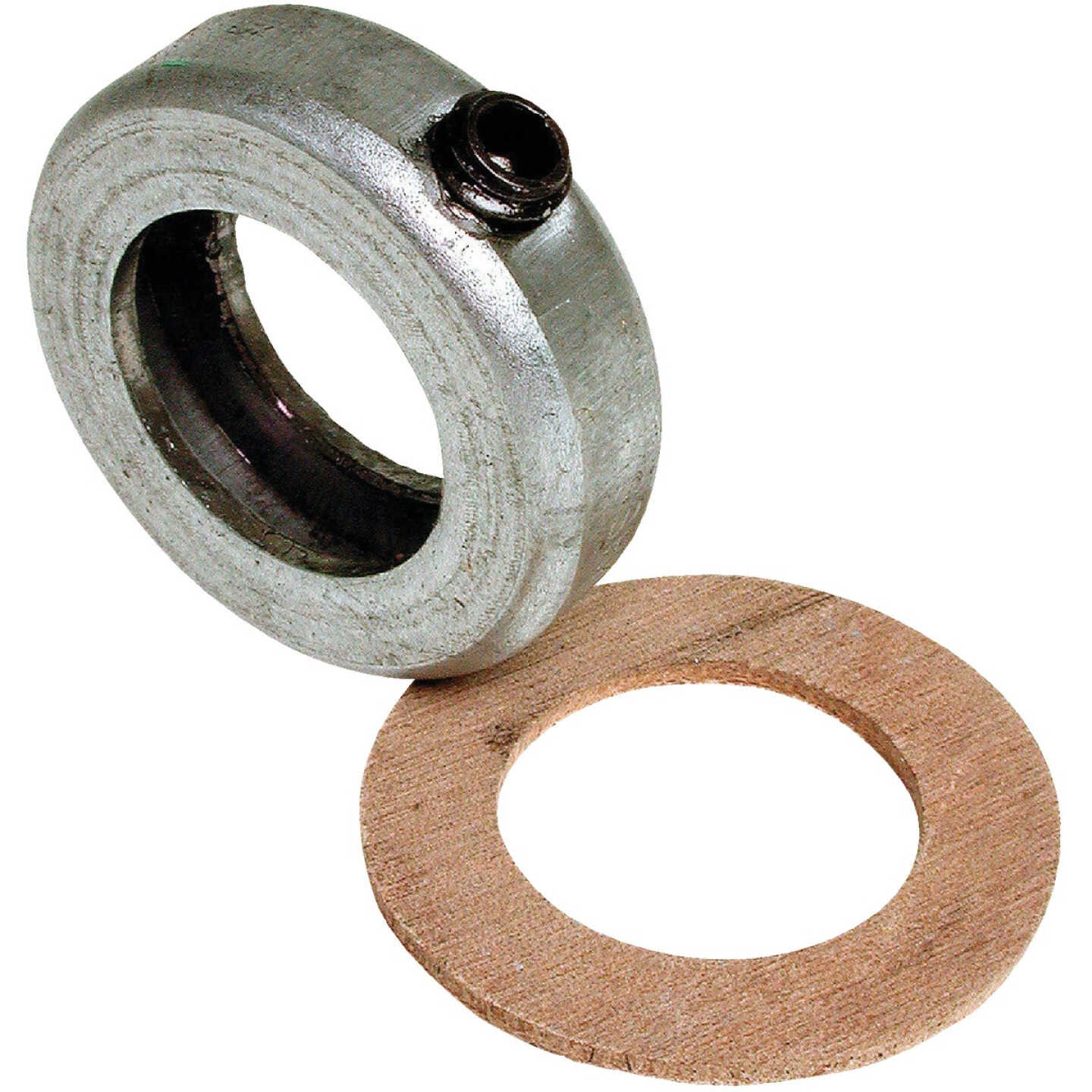 Dial 1 In. Steel Collar & Leather Washer Image 1