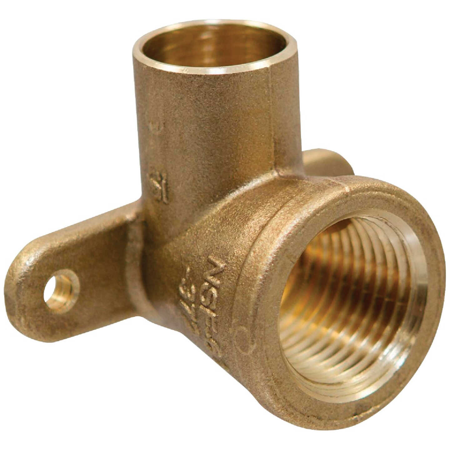 NIBCO 1/2 In. C x 3/8 In. F 90 Deg. Drop Ear Copper Elbow (1/4 Bend) Image 1