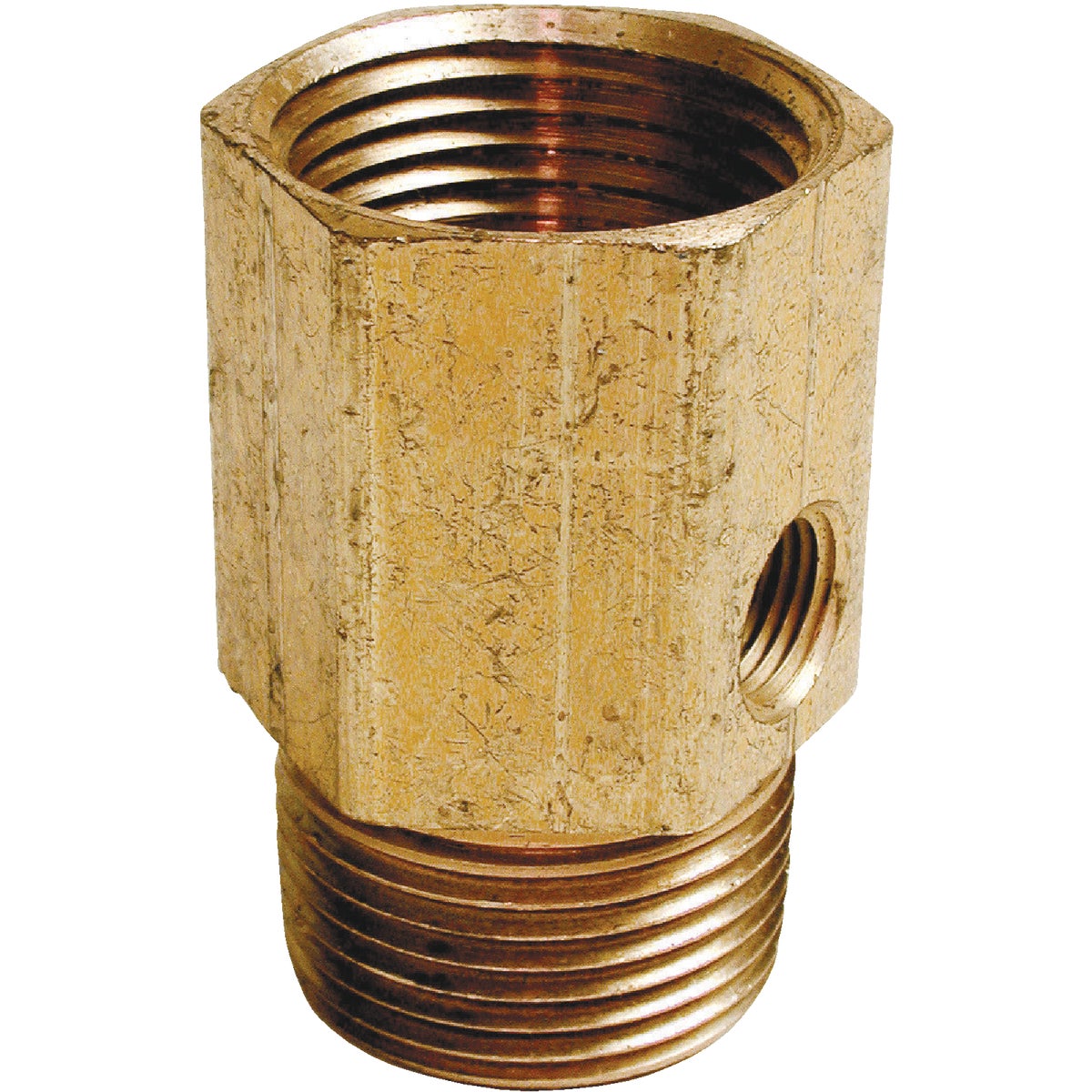 Dial 3/4 In. MPT x 3/4 In. FPT (1/8 In. FPT Side Tap) Pipe Adapter