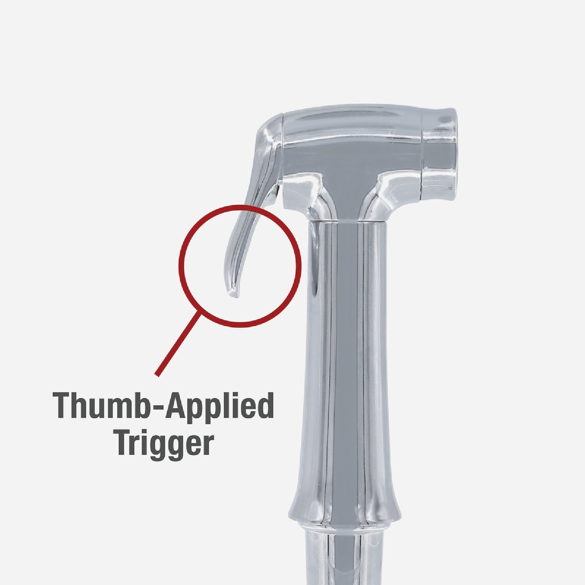 Danco Transitional Chrome Sprayer Head Image 4