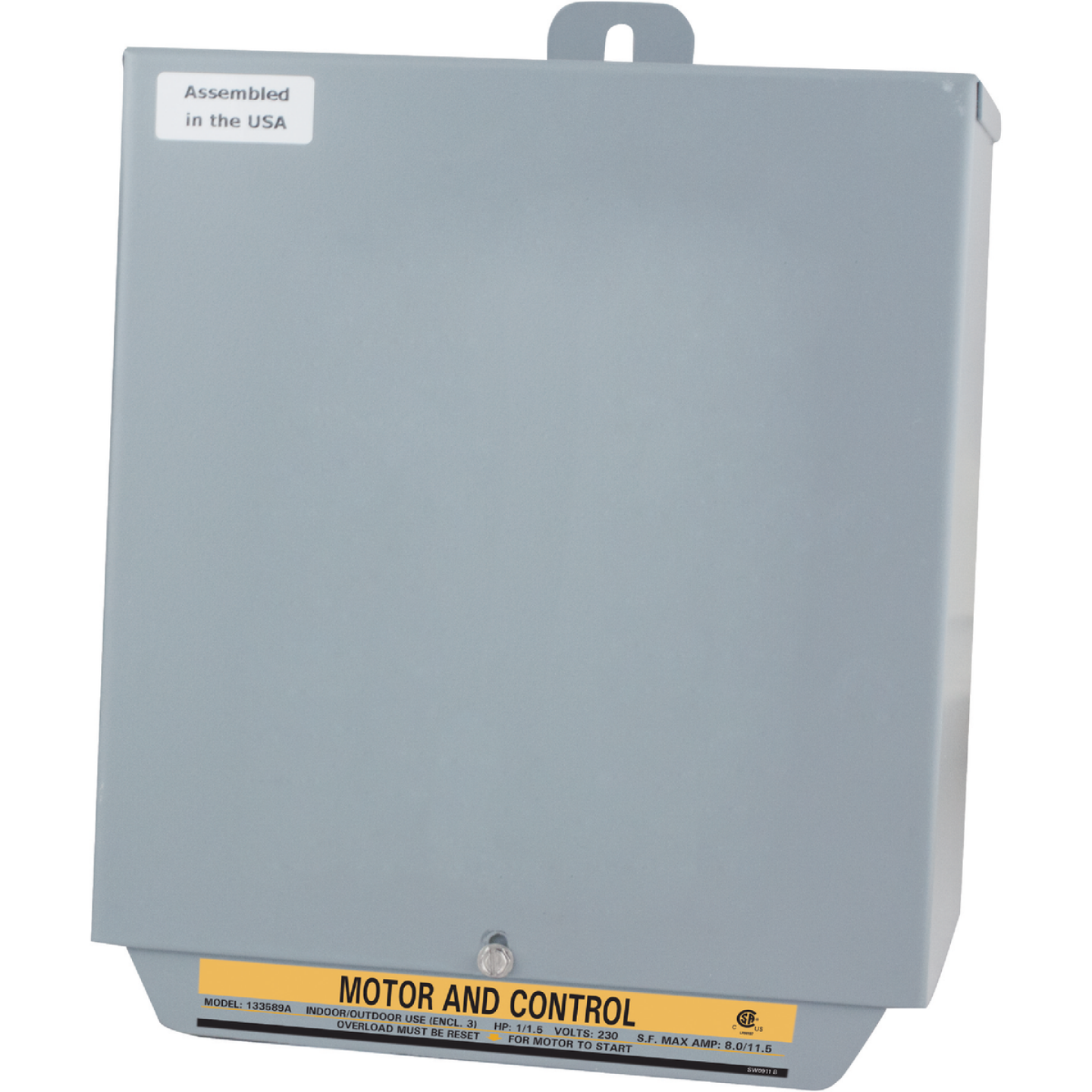 Star Water Systems 1-1/2 HP 230V Standard Disconnect Pump Control Box Image 1