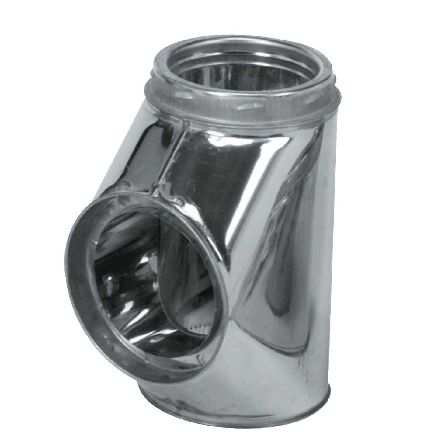 SELKIRK Sure-Temp 6 In. Stainless Steel Insulated Tee with Cap Image 1