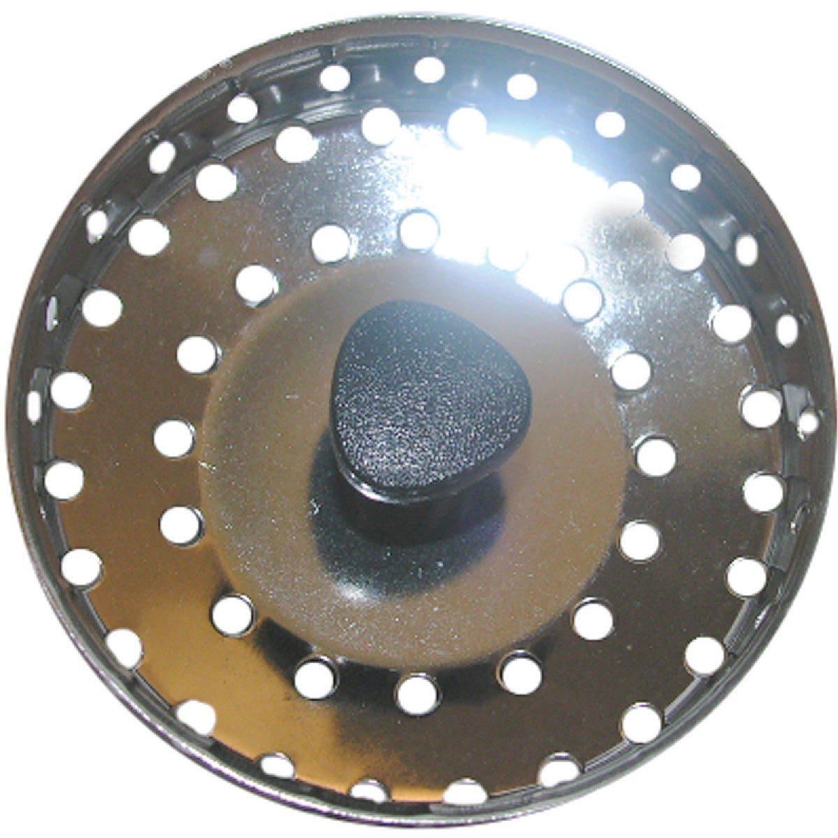 Lasco 1-1/2 In. Chrome Kitchen Sink Basket Strainer Cup with Post Image 1