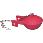 Lasco Kohler Universal Red Rubber Ball Shaped Replacement Flapper with Chain Image 1