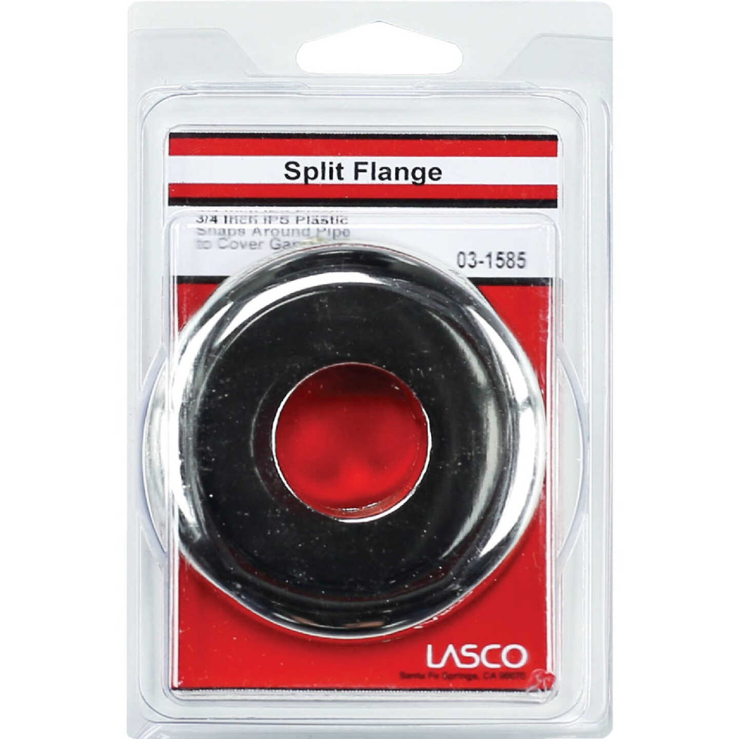 Lasco Chrome-Plated 3/4 In. IP or 1 In. ID Split Plate Image 2