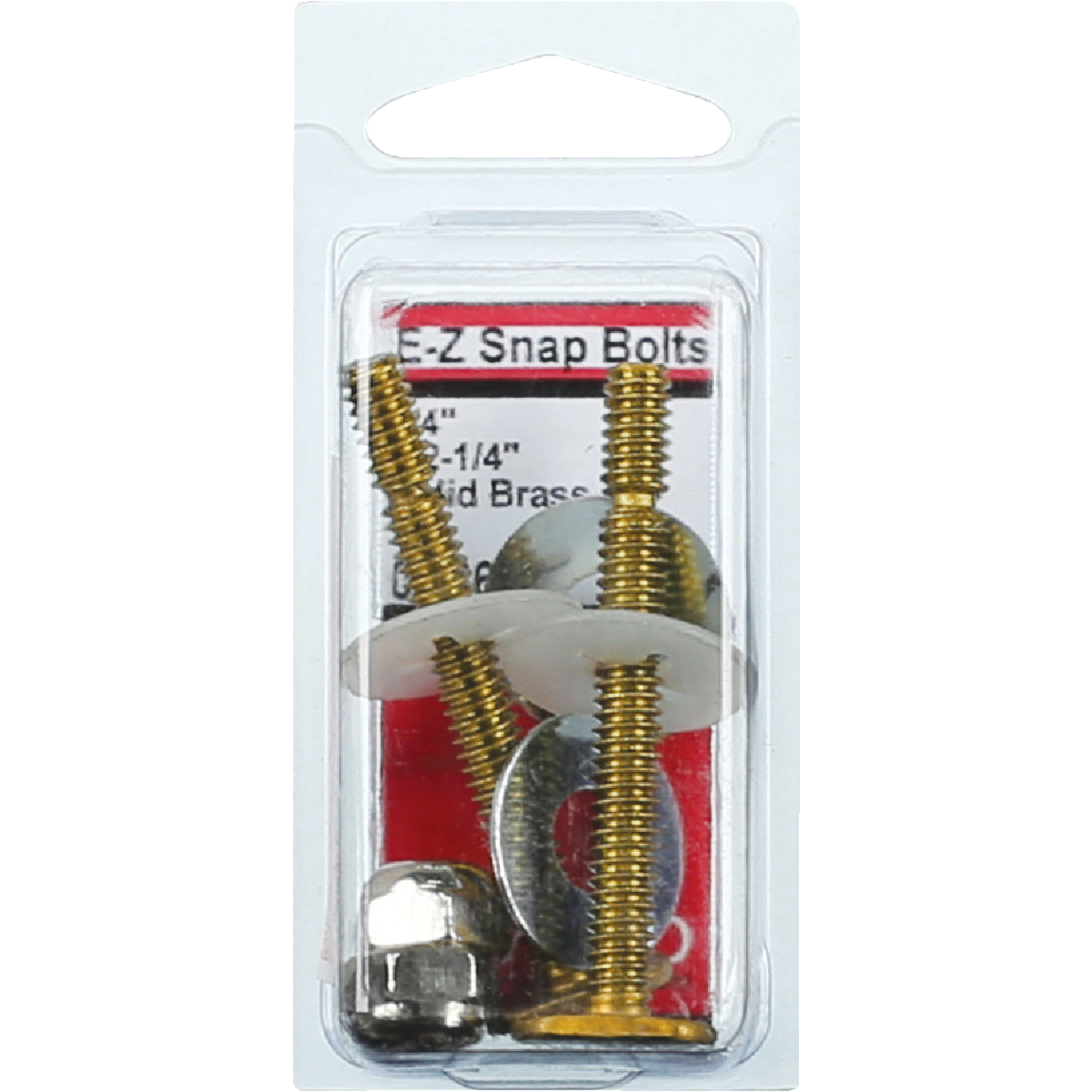 Lasco 1/4 In. x 2-1/4 In. Solid Brass Toilet Bolts (2 Pack) Image 2