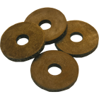 Lasco 1.13 In. Round Cloth Inserted Black Rubber Tank to Bowl Washers (4 Ct.) Image 1