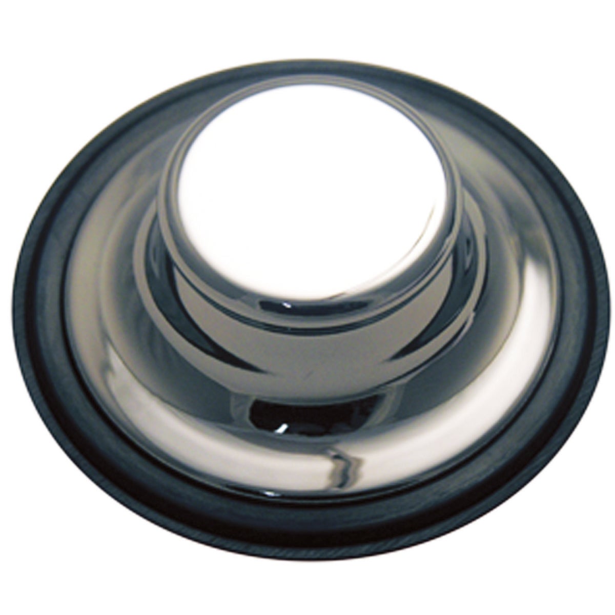 Lasco 3.50 In. Dia. Chrome-Plated Metal Disposer Stopper Image 1