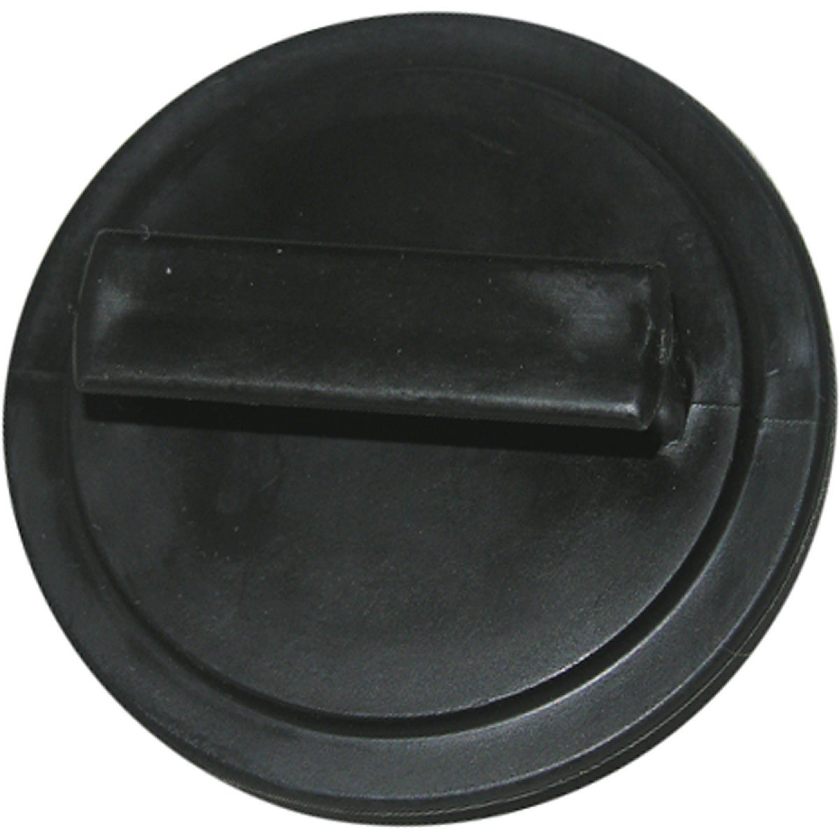 Lasco 3 In. Dia. Black Plastic Disposer Stopper Image 1